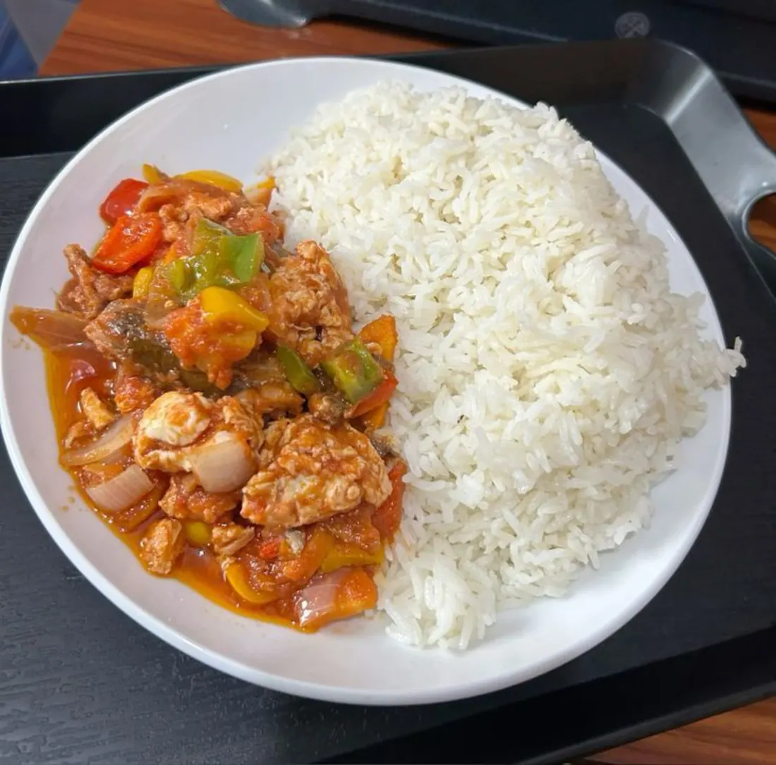 Plain Rice and Vegetable Stew